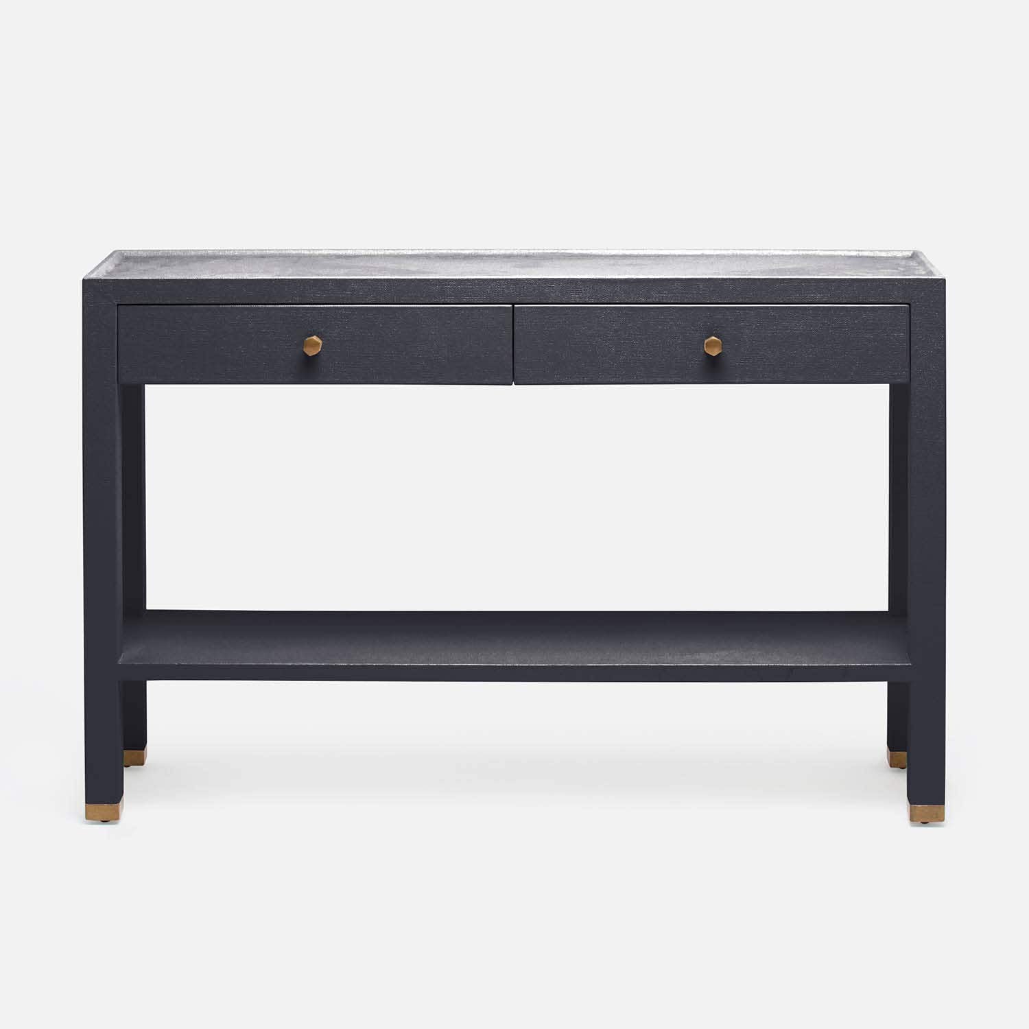 Made Goods Jarin Faux Belgian Linen Console