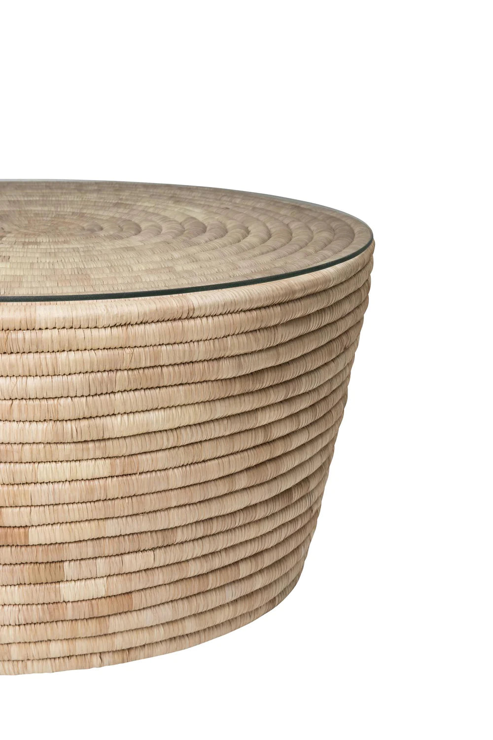 Malawian Palm Coffee Table Natural