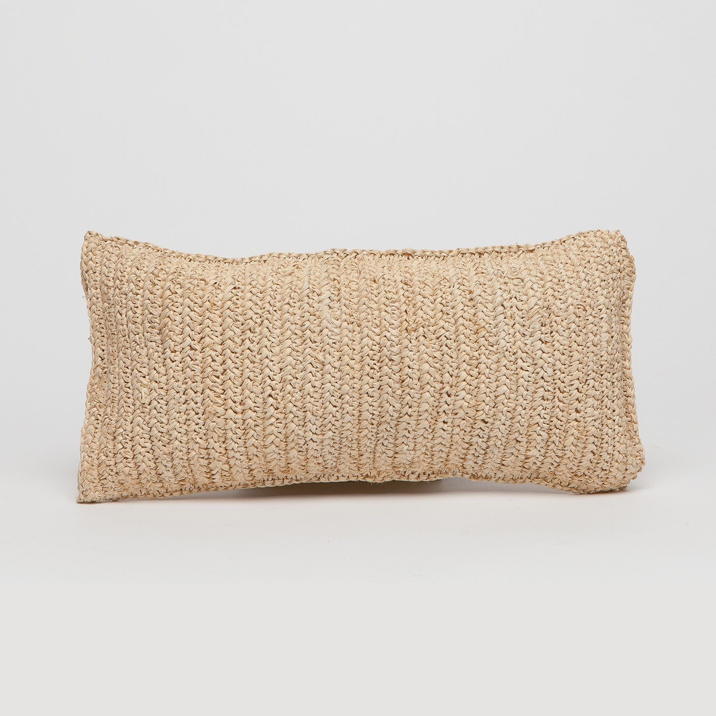 Made Goods Jasper  Crocheted Raffia Pillow