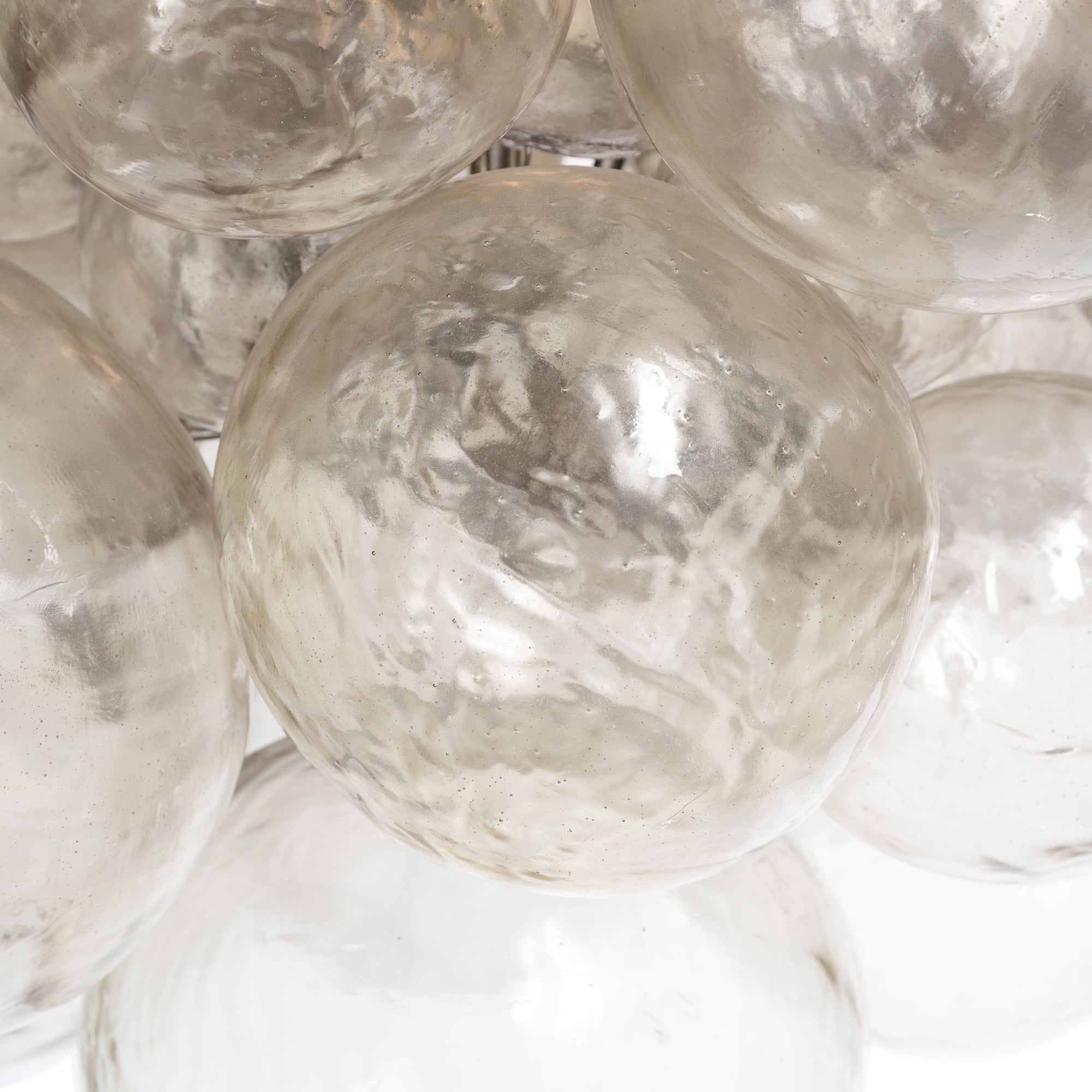 closeup of resin bubbles