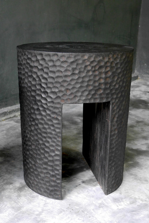 closeup of one stool