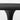 closeup of juncture between marble tabletop and iron base
