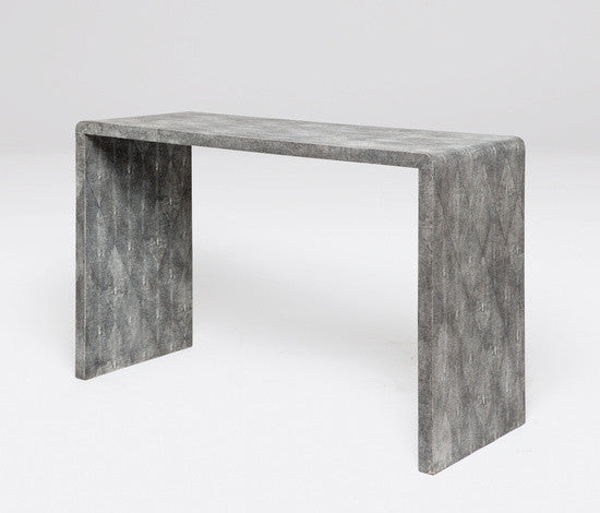 harlow console table in grey color option