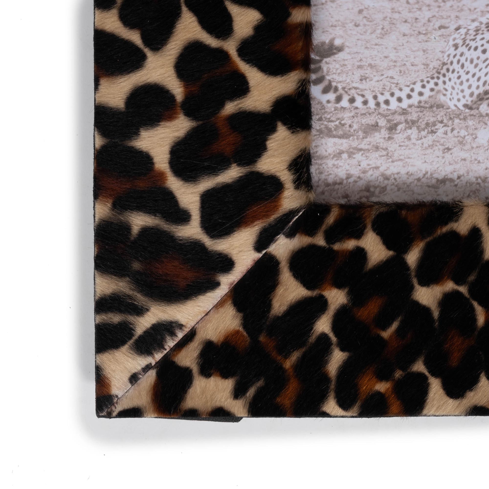 Leopard Print Hide Photo Frame