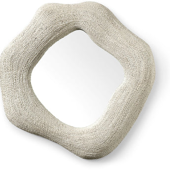 Palecek JADEN MIRROR MEDIUM WHITE