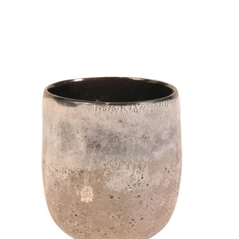 TIROL - Distressed Round Glass Vase