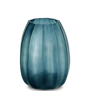 KOONAM - Ocean Blue/Idigo Glass Vase