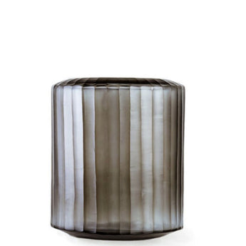 OMAR - Smoke Gray Glass Vase