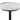 Sculptural Marble Accent Table: Modern Round Tray-Style Top with Slim Iron Pipe Base