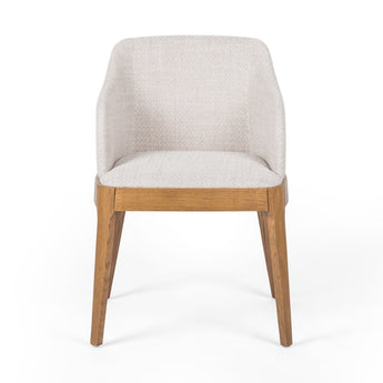 Wood base Dining Chair Bilton Olive
