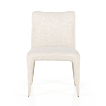 Verona Dining Chair - Sleek Ergonomic Scooped Back Design in Classic Linen or Luxurious Leather
