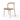 Sculptural Ash & Leather Armless Dining Chair