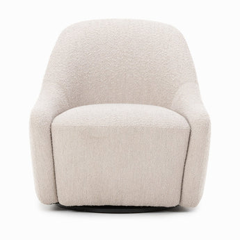 Elegant Ease Swivel Chair: Tailored Comfort with 360° Performance