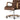 Tufted Cocoa Leather Desk Chair – view 9