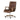 Tufted Cocoa Leather Desk Chair – view 2