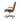 Tufted Cocoa Leather Desk Chair – view 3