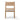 Solid Oak & Twisted Paper Cord Armless Dining Chair – view 11