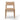 Solid Oak & Twisted Paper Cord Armless Dining Chair – view 8