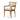 Savile Flax Cane Dining Armchair: Retro Nettlewood Frame with Velcro Fastening Stain-Resistant Fabric