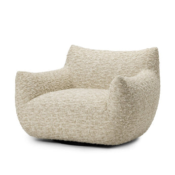 Retro Revive Swivel Chair: 70s-Inspired Comfort with 360-Degree Swivel