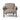 Designer Lounge Chair with Wrapped Arms – view 1