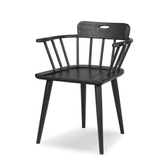 Windsor Curve Dining Chair: Crafted Solid Oak Modern Comfort with Traditional Elegance