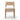 Solid Oak & Twisted Paper Cord Armless Dining Chair – view 1