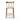 Solid Ash Spindle-Back Counter Stool – view 1