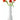BUBA - 12" White Cased Glass Vase