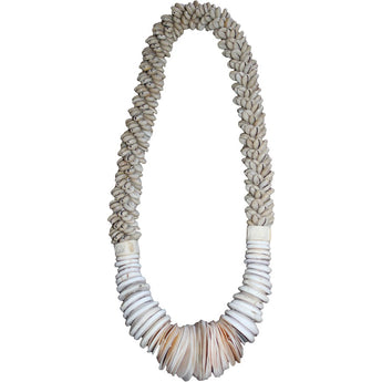 Laying Disc Shell Necklace