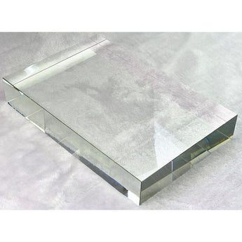 Crystal Rectangular Block Base 12"x8"x2"