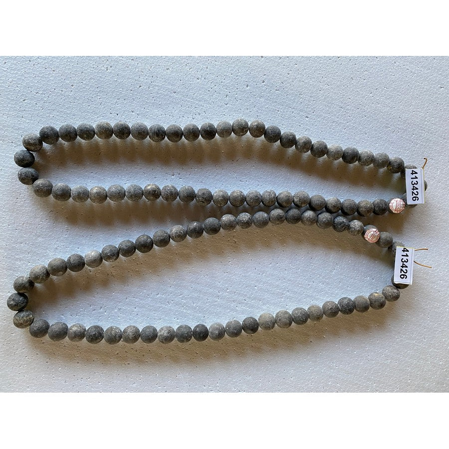 Black Raw Onyx String of Beads