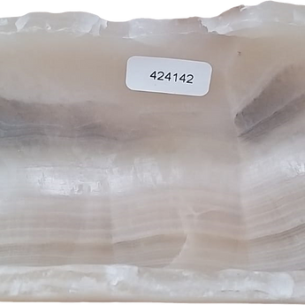 Small Hand-Carved Onyx Canoe Bowl