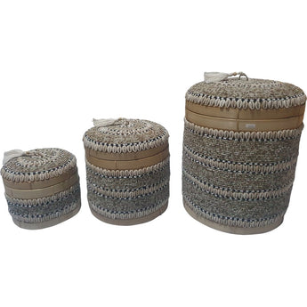 Large Beaded Wedding Basket