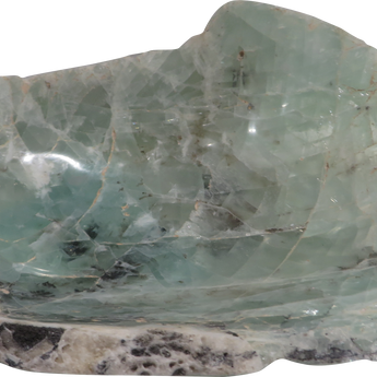 Rough Fluorite Crystal Bowl