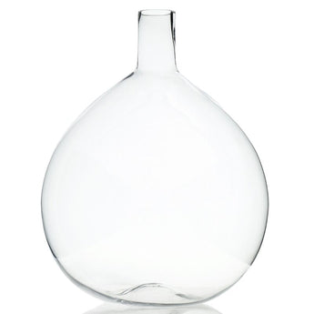 Baylor Clear Glass Vase Small-Clear : 15.25"x19.75