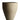 MODENA - Washed Beige Sandstone Wide Conical Large Polyresin Planter