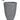 PARMA - Silver with Horizontal Lines Polyresin Planter 27.5"H
