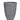 PARMA - Silver with Horizontal Lines Polyresin Planter 27.5"H