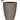 PARMA - Washed Beige with Horizontal Lines Polyresin Planter 27.5"H