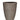 PARMA - Washed Beige with Horizontal Lines Polyresin Planter 27.5"H