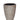 PARMA - Washed Beige with Horizontal Lines Polyresin Planter 21.5"H