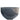 SARDINIA - Glossy Charcoal (Basalt) Lacquer Finish Polyresin Planter