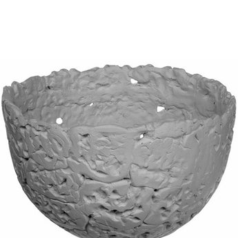 ATHENA WHITE - White Polyresin Bowl