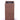 BRUNI - Black Ribbed Matte Brown Square Polyresin Planter