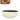 IQUANDA - White Eggshell Outside/Natural Bamboo Bowl