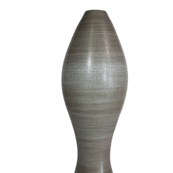 PESCI - Craquele Matte Birch Porcelain Vase