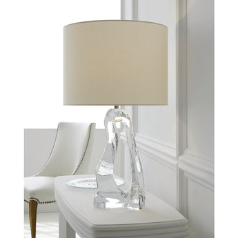 Cannes Clear Glass Table  Lamp