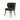Snug-Fit Wingback Dining Chai: Modern Comfort in Smoke Fabric with Cone-Tapered Angular Iron Legs