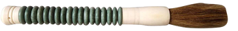 Green Stone and Bone Calligraphy Brush